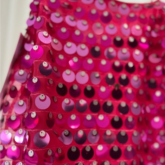 Cult Gaia Pink Sequin Dress - Picture 3 of 3